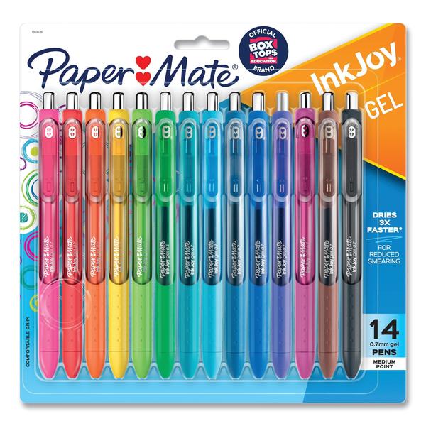 Paper Mate InkJoy Gel Retractable Pen, Assorted, PK14 1951636